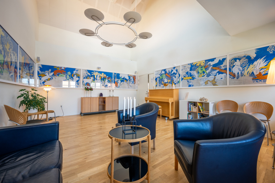 Billede af stillerummet på 2. sal.